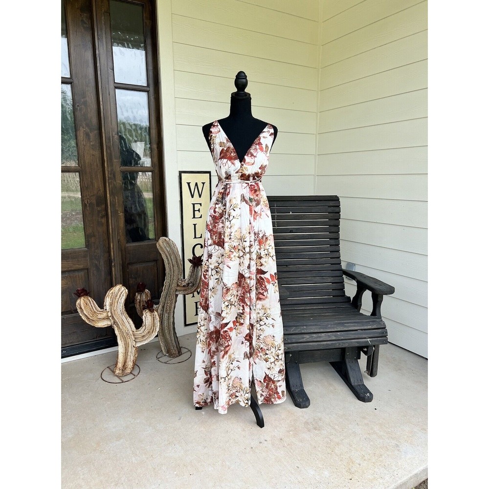 Hello Molly Backless Maxi Dress NWT